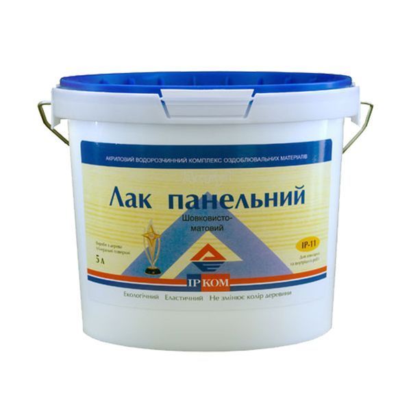 Лак панельный ProCristal Lacquer Panel IР-11, полуматовый, 5 л 1724168024 фото