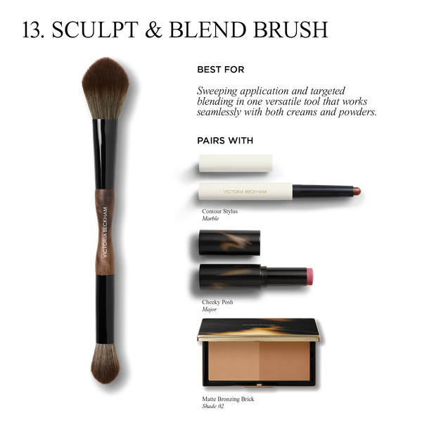 Косметичний засіб Victoria Beckham Beauty Sculpt and Blend Brush, 30 мл КОСМ02589 фото