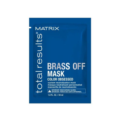 Маска для волосся Matrix Total Results Brass Off, 30 мл BS-884486400321 фото