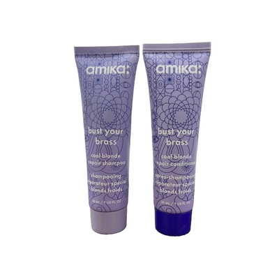 Шампунь для волос AMIKA Bust Your Brass Cool Blonde Repair + Duo, 30 мл BS-BPS-33-107217 фото