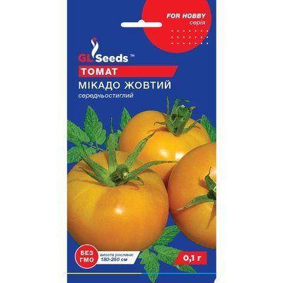 Семена Томат Микадо желтый GL Seeds 0.1г (For Hobby2508) 4823096916682 фото