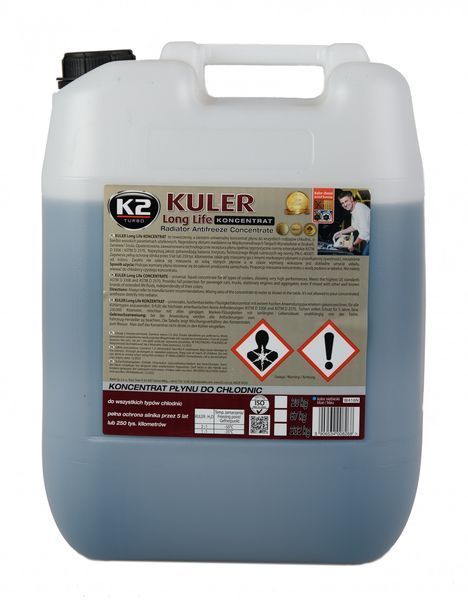 Рідина охолоджуюча концентрат Kuler Long Life G11 блакитна 20 кг K20278 фото