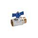 Кран кульовий Valves 3/4" ВЗ PN30 синій метелик CV017812 фото 3