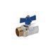 Кран кульовий Valves 3/4" ВЗ PN30 синій метелик CV017812 фото 1
