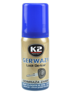 Розморожувач замків K2 Gerwazy аерозоль 50 мл K20236 фото
