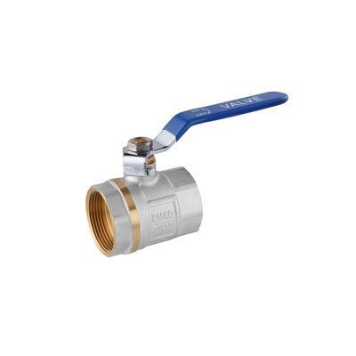 Кран кульовий Valves 1 1/4'' ВВ PN30 синя ручка CV022064 фото