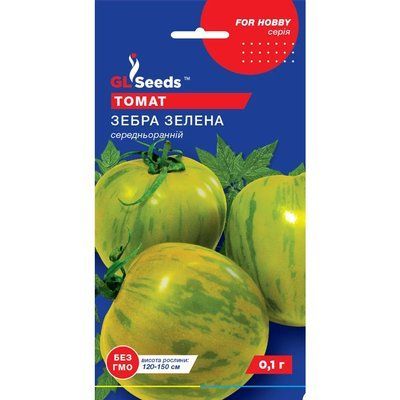 Насіння Томат Зебра зелена GL Seeds 0.1г (For Hobby2209) 4823096914282 фото