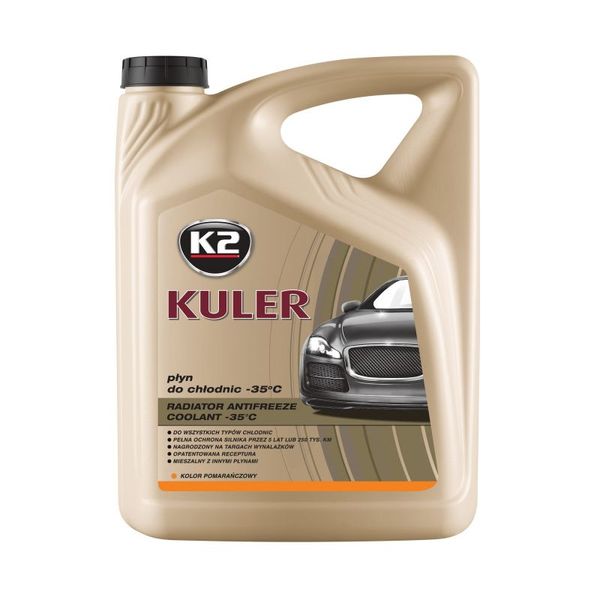 Рідина охолоджуюча Kuler Long Life G13 -35°C помаранчева 5 л K20244 фото