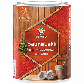 Лак для сауни Saunalakk Eskaro, 2.4л (29358) 29358 фото