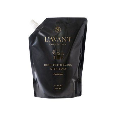 Косметичний засіб L&rsquo;Avant Collective Fresh Linen High Performing Dish Soap Refill Pouch, 946 мл КОСМ03946 фото