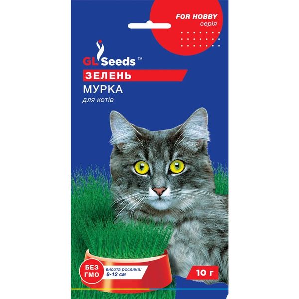 Насіння Зелень для кішки Мурка GL Seeds 10г (For Hobby891) 4823096903774 фото