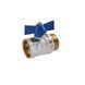 Кран кульовий Valves 1" ВЗ PN30 синій метелик CV018324 фото 3