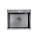 Кухонная мойка Kroner KRP Schwarze - 6050HM PVD (3/1 мм) CV025260 фото 1