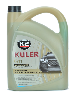 Рідина охолоджуюча концентрат Kuler Long Life G11 блакитна 5 л K20272 фото