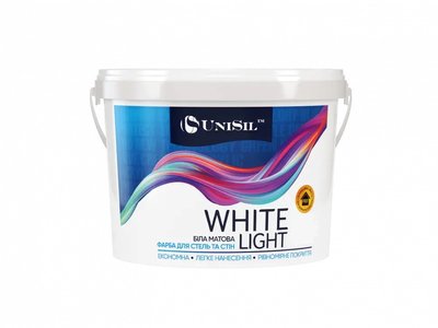 Краска интерьерная, Unisil White Light, 14 кг (1679542085) 1679542085 фото