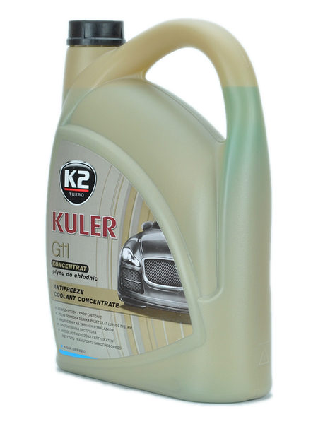 Жидкость охлаждающая концентрат Kuler Long Life G11 голубая 5 л K20272 фото
