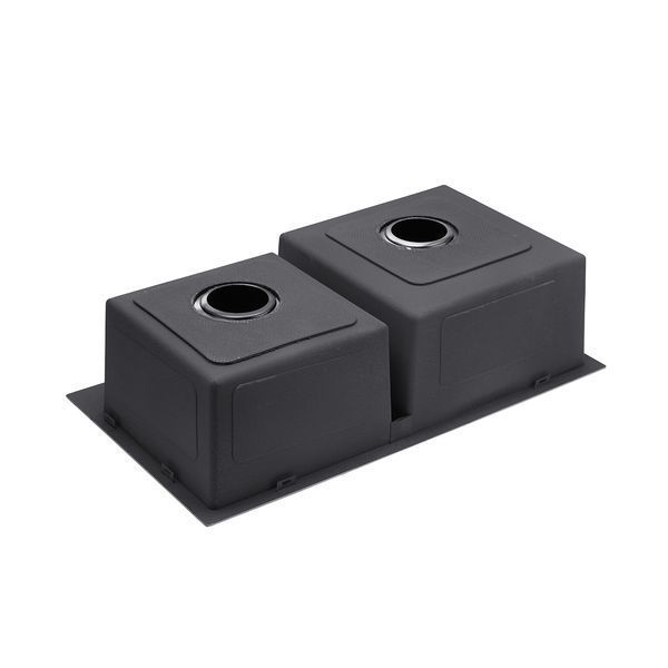 Кухонная мойка Kroner KRP Schwarze - 7843ZHM PVD (2.5/0.5 мм) CV022797 фото