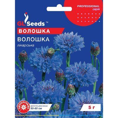 Насіння Волошка Блакитна куля лікарська GL Seeds 5г (Professional2241) 4823096914688 фото