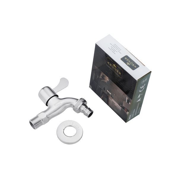 Кран для поливу Kroner KRP Edelstahl Klassisch - ESG099 1/2'' ЗР CV022964 фото