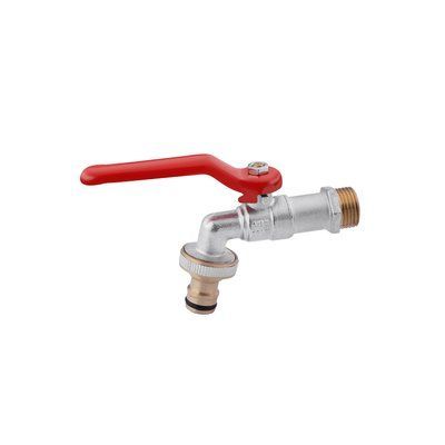 Кран для поливу Karro 1/2" PN40 KR-2001А з латунним з'єднанням для шлангу CV008802 фото