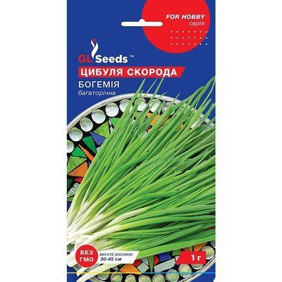 Насіння Цибуля на зелень Скорода Богемія GL Seeds 1г (For Hobby913) 4823096901817 фото