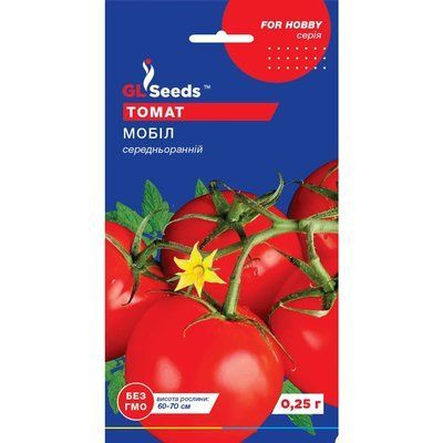 Семена Томат Мобил GL Seeds 0.25г (For Hobby98) 4823096906119 фото