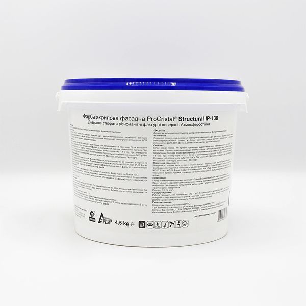 Краска структурна ProCristal Structural ІР-138, 15 кг 1739730858 фото